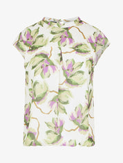 Top manches courtes imprimé floral - Vert - 5