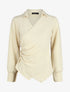 Top cache-coeur drapé - Beige - 6
