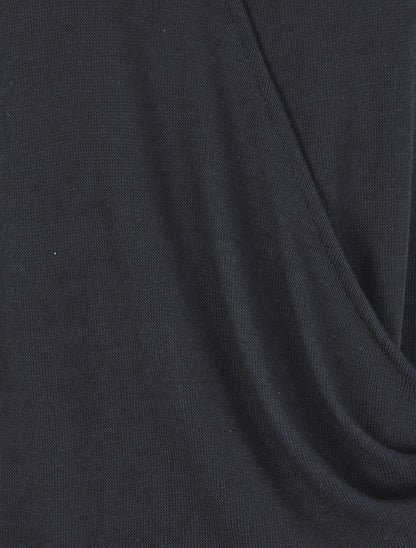 Pull loose style cache-coeur - Marine - 3