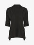 Gilet uni coupe droite - Noir - 4