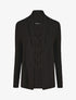 Gilet mi-long uni - Noir - 4