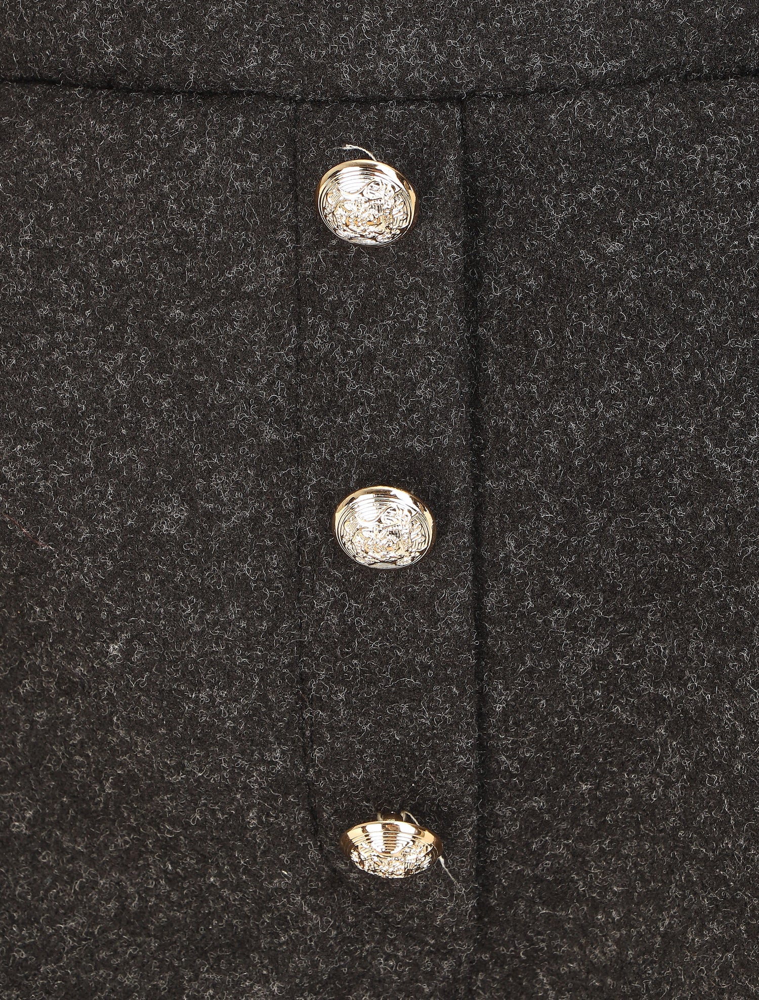 Short droit taille haute - Noir - 3