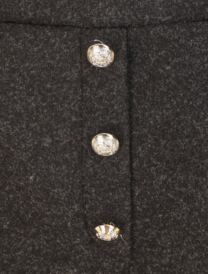 Short droit taille haute - Noir - 3