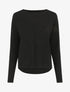 Pull fin uni classique - Noir - 1