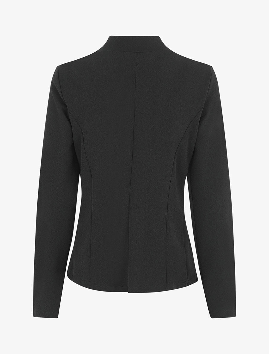 Veste classique coupe droite - Noir - 2