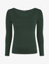 Top basique ajusté manches longues - Vert sapin - 4