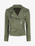Veste courte en suédine - Kaki - 1