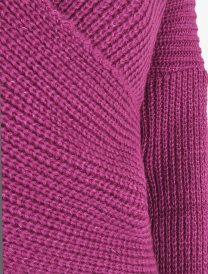 Pull cache-coeur en maille - Violine - 3