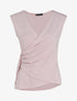 Top sans manches à détail drapé - Rose - 1