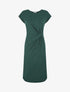 Robe t-shirt à plis - Vert sapin - 5