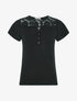 Top fluide en dentelle - Noir - 1