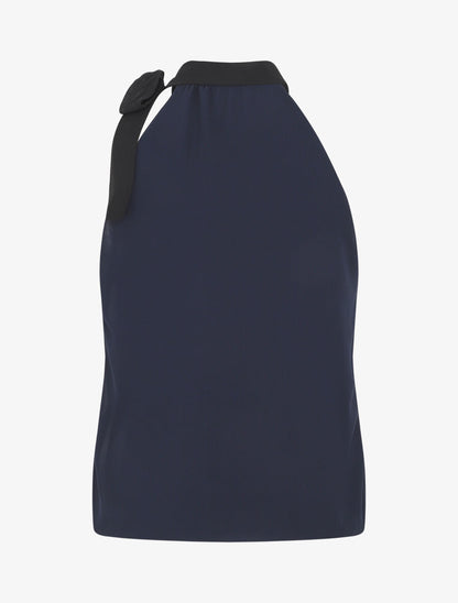 Top en voile sans manches - Marine - 2