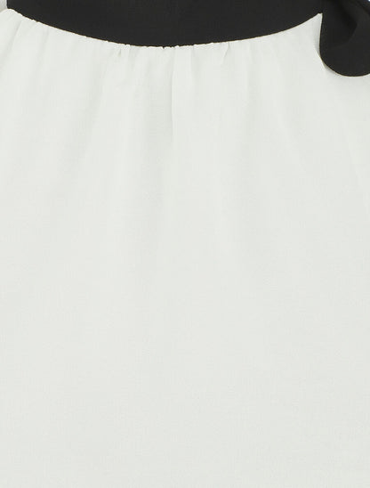 Top en voile sans manches - Blanc - 3