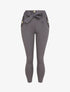 Pantalon 7/8 coupe slim à poches décoratives - Gris foncé - 1
