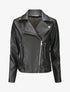 Veste style perfecto coupe droite - Noir - 1