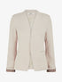Blazer à manches imprimé graphique - Beige - 4