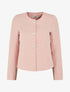 Veste courte à boutons stylisés - Rose - 4