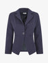 Veste mi-longue à poches décoratives - Marine - 4