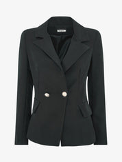 Blazer classique boutonné - Noir - 1