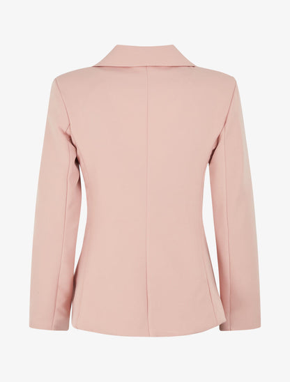 Veste mi-longue classique - Rose - 2