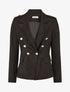 Veste mi-longue style officier - Noir - 4