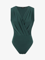 Body cache-coeur sans manches - Vert foncé - 4
