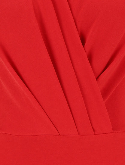 Body cache-coeur sans manches - Rouge - 3