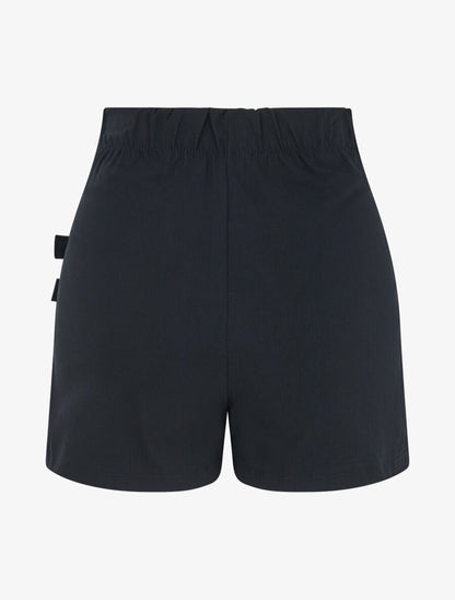 Short court style jupe à lanières - Noir - 3