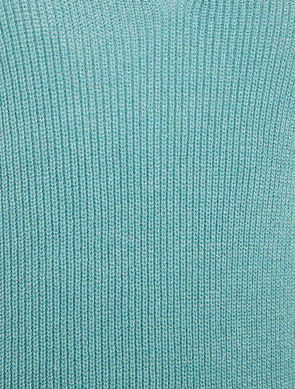 Débardeur en maille pailletée - Vert d&