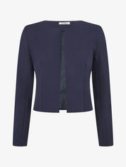 Veste courte ouverte - Marine - 1