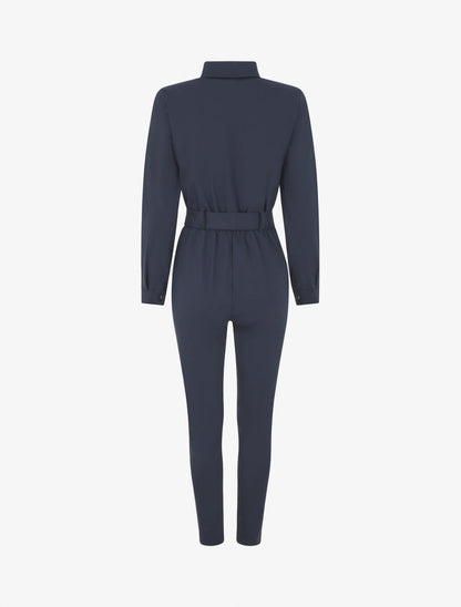 Combinaison stretch coupe slim - Marine - 2