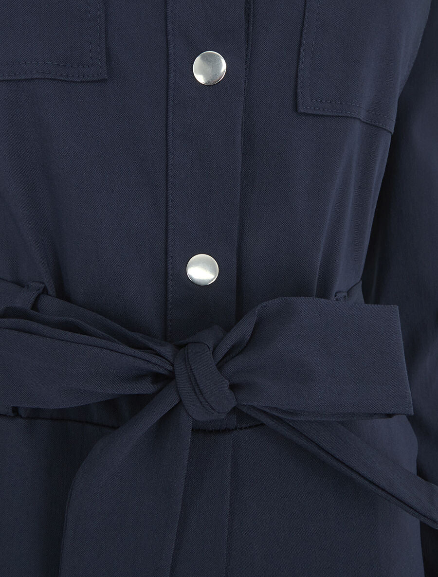 Combinaison stretch coupe slim - Marine - 3