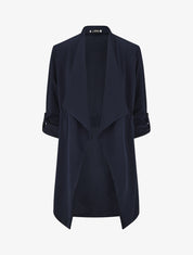 Veste légère à manches retroussables - Marine - 4