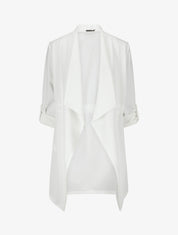 Veste légère à manches retroussables - Blanc - 1