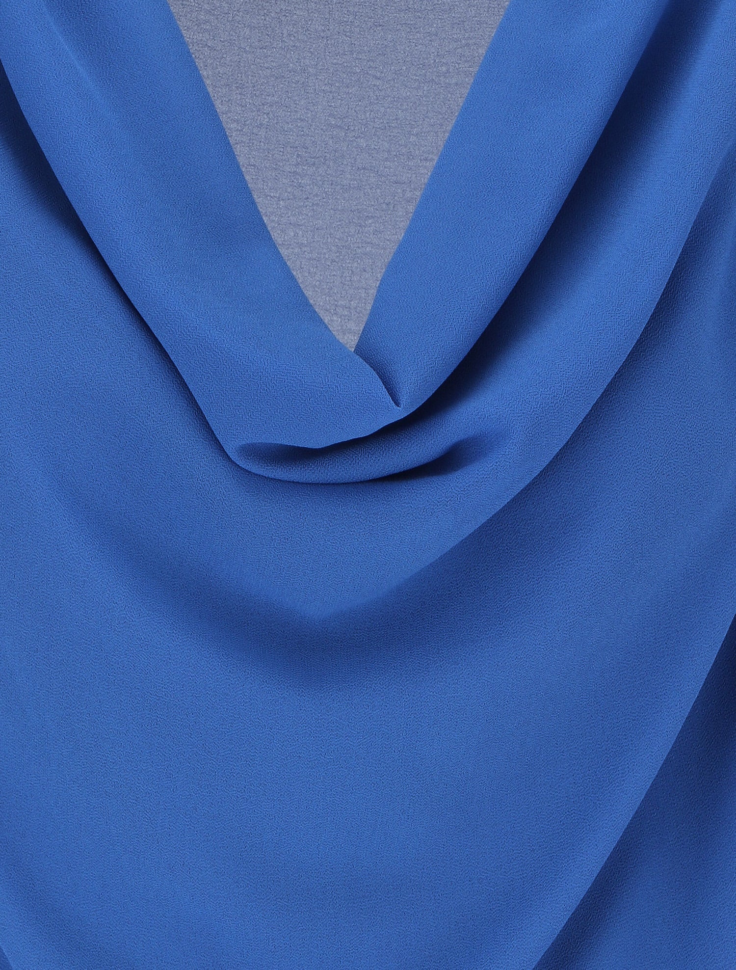 Top sans manches col bénitier - Bleu roi - 3