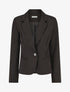 Blazer uni à 1 bouton - Noir - 1