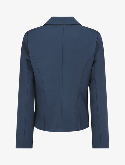 Blazer uni à 1 bouton - Marine - 2