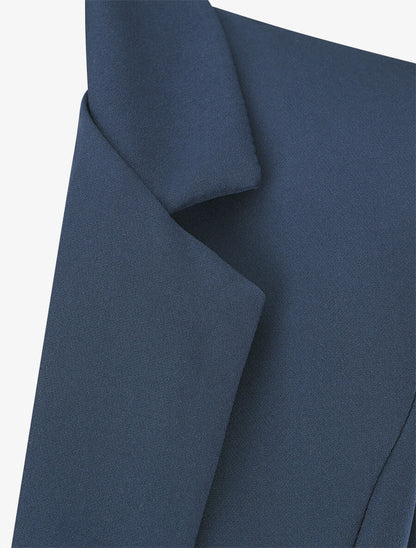Blazer uni à 1 bouton - Marine - 3