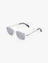 Lunettes de soleil rectangulaires - Argent - 1
