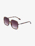Lunettes de soleil carrées oversize - Marron - 1