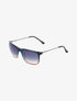 Lunettes de soleil forme rectangulaire - Vert/camel - 2