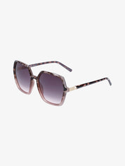 Lunettes de soleil oversize forme carrée - Rose - 1