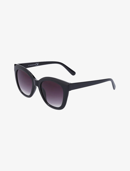 Lunettes de soleil forme ronde - Noir - 1