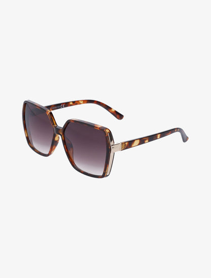 Lunettes de soleil carrés oversize - Léopard - 2