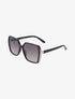 Lunettes de soleil carrés oversize - Marron - 1
