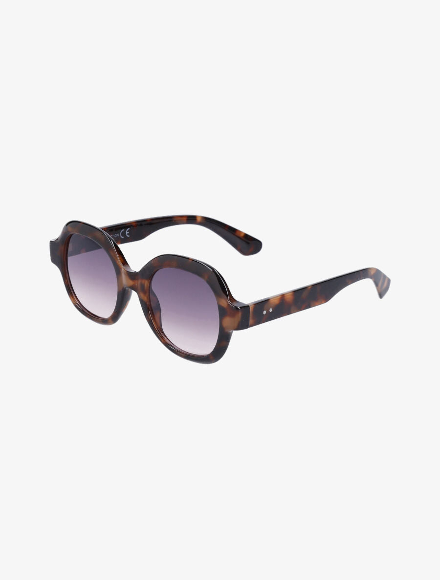 Lunettes de soleil rondes - Rose - 1