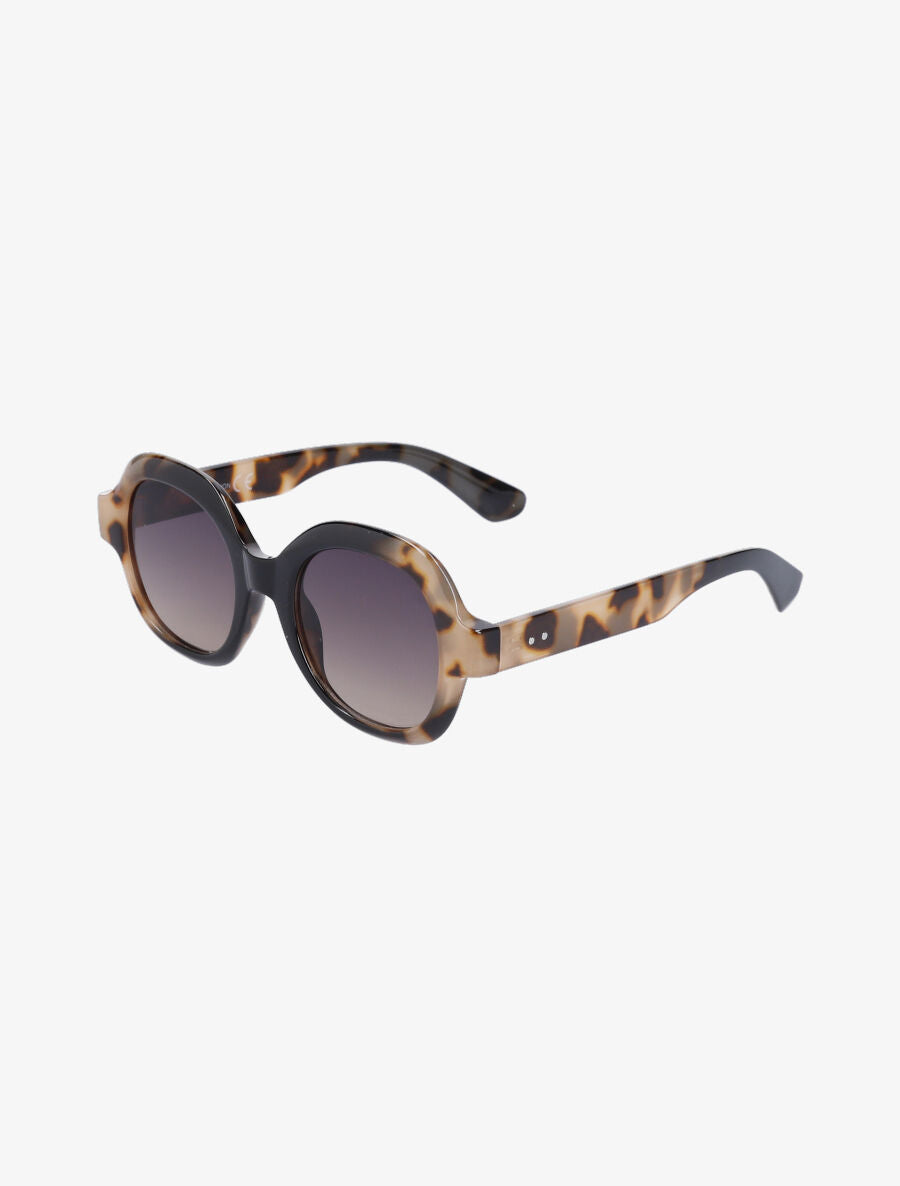 Lunettes de soleil rondes - Leopard - 2