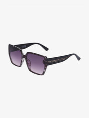 Lunettes de soleil carrés oversize - Gris - 1