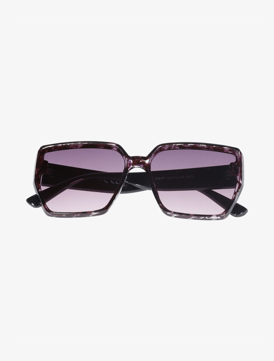 Lunettes de soleil carrés oversize - Gris - 2