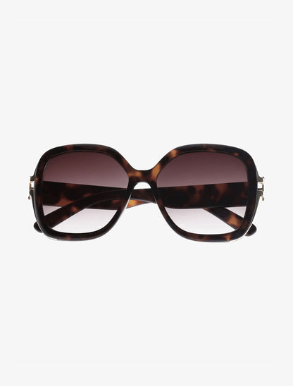 Lunettes de soleil rondes oversize - Léopard - 2